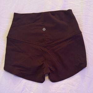 lululemon athletica High-Rise Brown Athletic Shorts align 2”